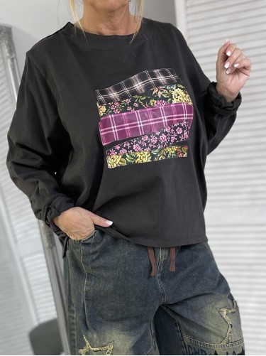 BLUZA ITALY PLANET GRAFIT