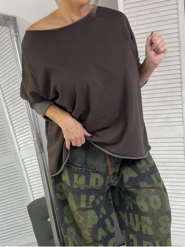 BLUZKA ITALY MUMU LASER BRONZE