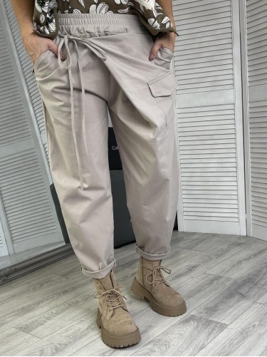 SPODNIE ITALY LIVANS BEIGE