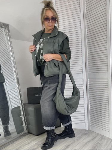 BLUZKA MUJEA -73- LASER GREEN