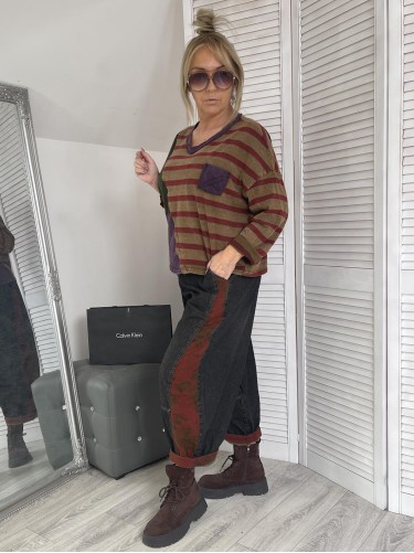 BLUZKA BOHO DEKATYZ MULTI