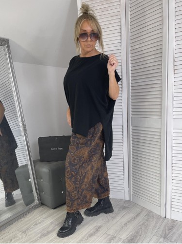 BLUZKA ITALY DOLCE VITA BLACK