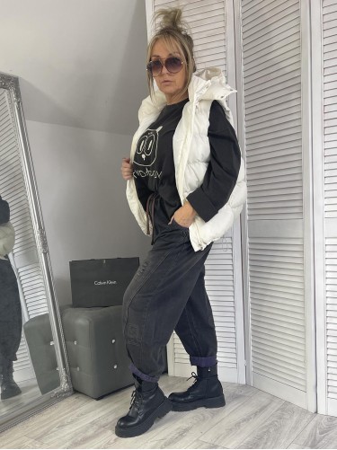 SPODNIE JEANS MILA GRAFIT