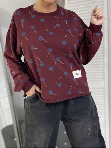 BLUZA JOY WISIENKA BORDO