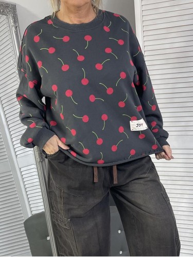 BLUZA JOY WISIENKA GRAFIT