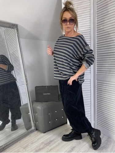 BLUZKA PASKI LASER MICHELLE GRAFIT