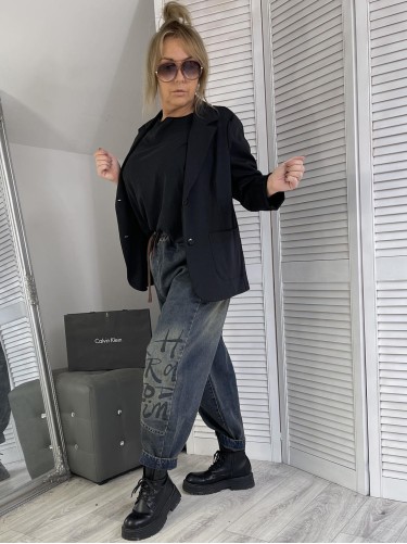 SPODNIE JEANS MARGO GRANAT