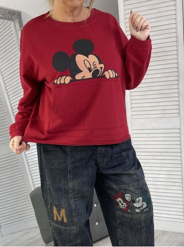 BLUZA MICKEY RED