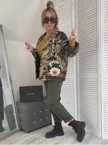 SPODNIE LCK FASHION KHAKI