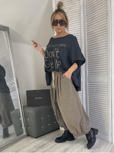 SPODNIE PASKI ITALY BURRO BEIGE