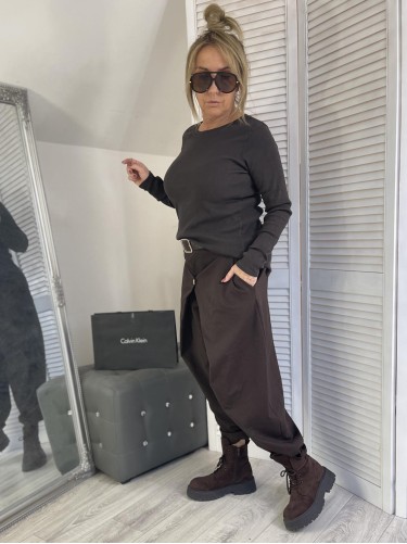 BLUZKA PRĄŻEK CLASSIC MICHELLE BRĄZ
