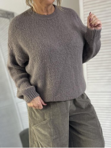 SWETER BABY ALPACA FANGO