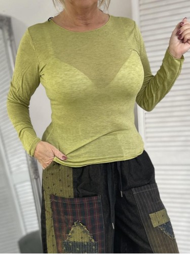 BLUZKA MISTO CASHMERE LIMONKA