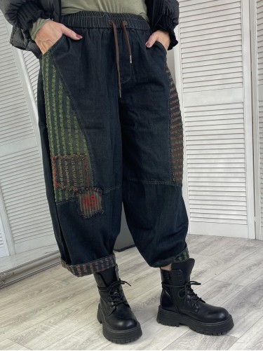 SPODNIE JUESE JEANS LILA GRANAT