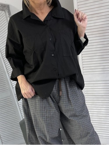 KOSZULA ITALY OVERSIZE BLACK